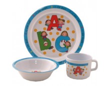 Rayware Children's Melamine Set - ABC Rayware Children's Melamine Set - ABC